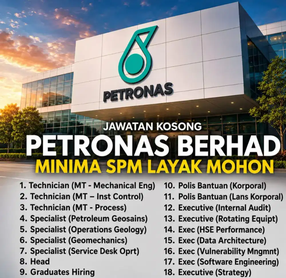 JAWATAN KOSONG PETRONAS