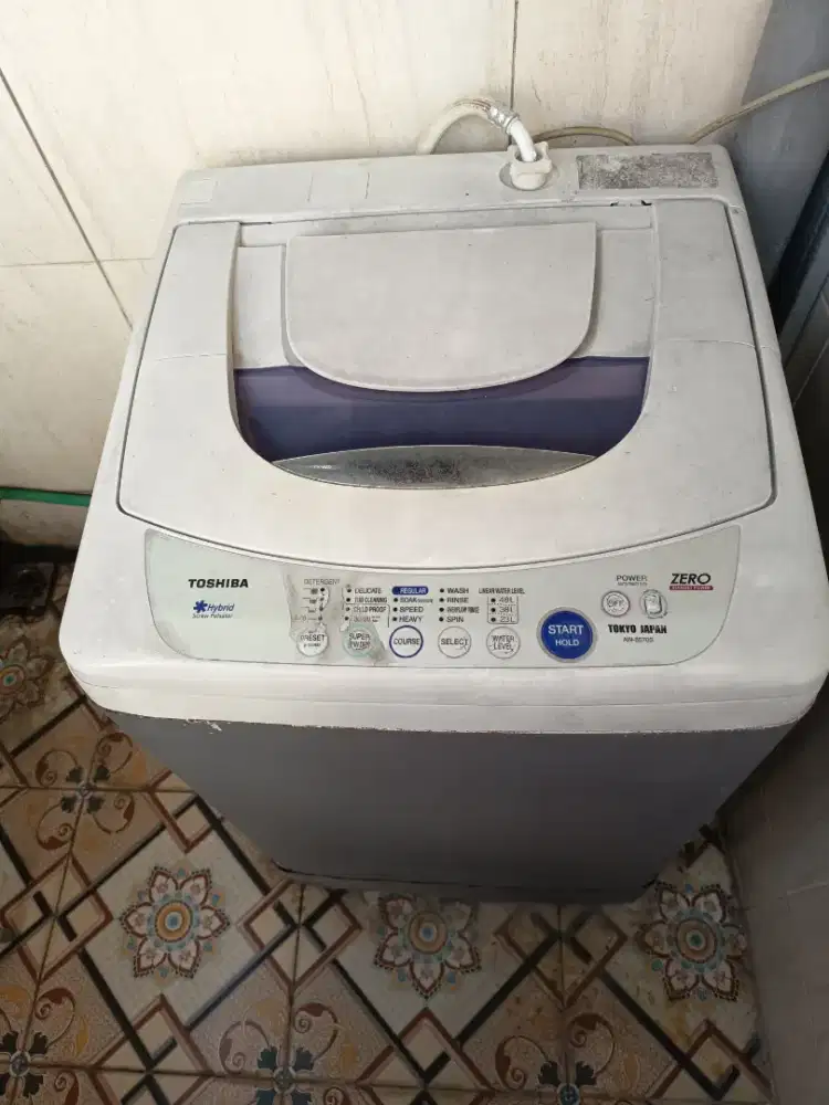 Mesin cuci Toshiba apa adanya