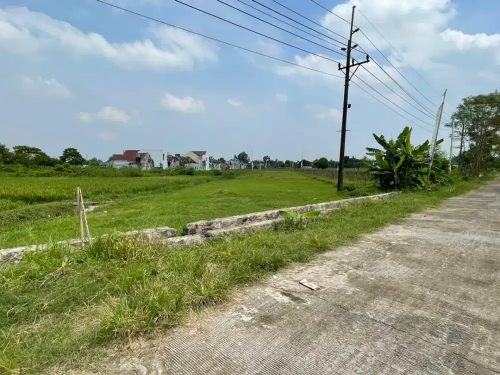 Tanah Jl Godean, 15 Menit ke Tugu Jogja Bisa Cicilan Tanpa Bunga