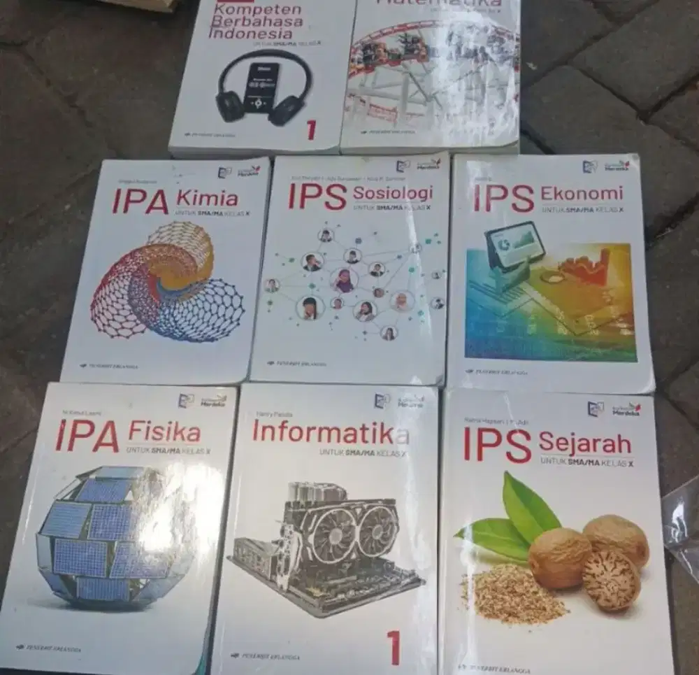 BUKU BEKAS SMA KELAS IPA 10/11/12 LeNGKAP