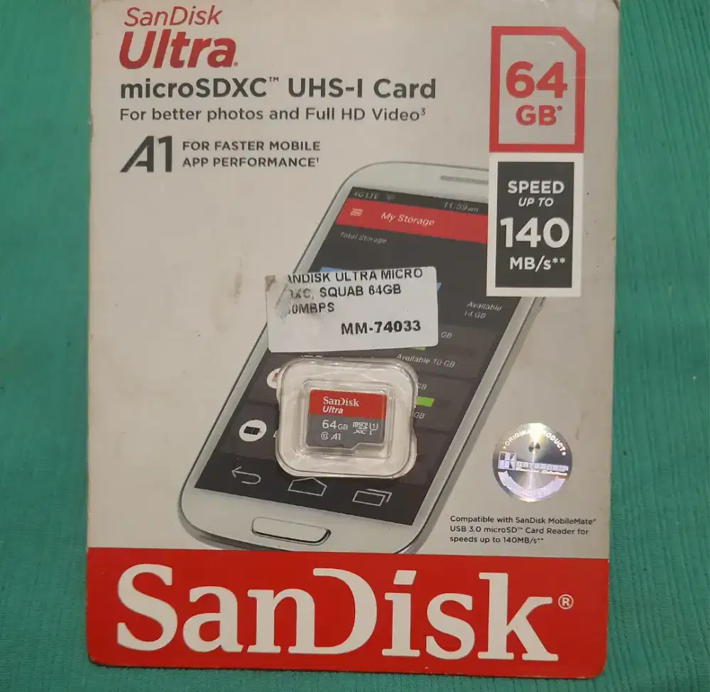 Micro SD 64Gb Speed 140Mb/s