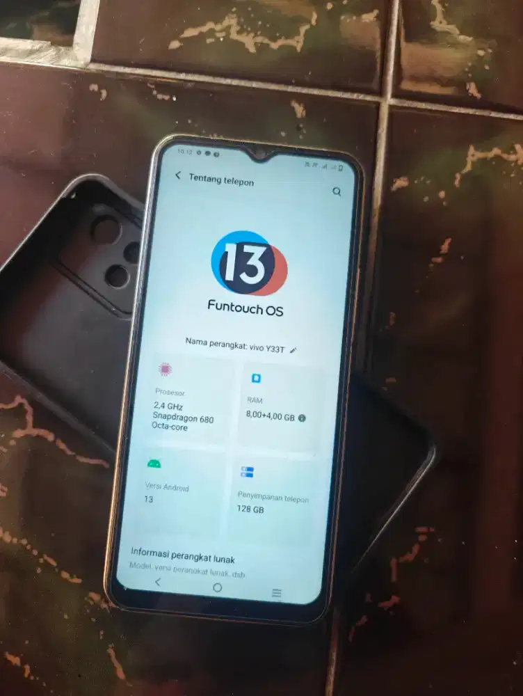 vivo y33t ram 8/256