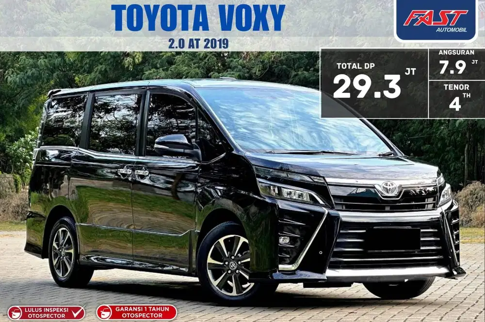 KM 20 RB GARANSI 1THN PAJAK PANJANG TOYOTA VOXY 2019 2.0 AT PANORAMIC