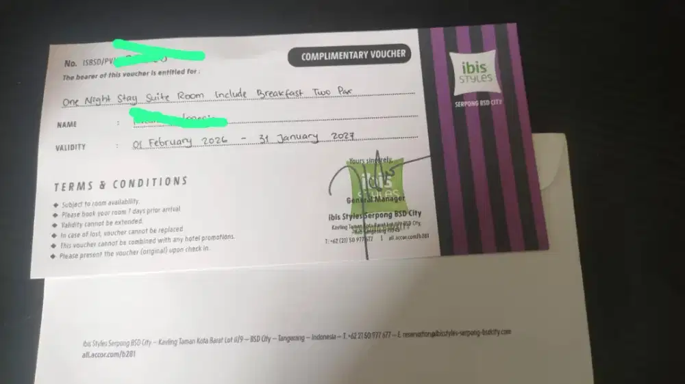 Voucher Ibiis Suite BSD
