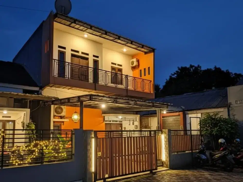 jual cepat dibawah pasaran rumah akses 2 mobil dekat jl raya wibawa mukti