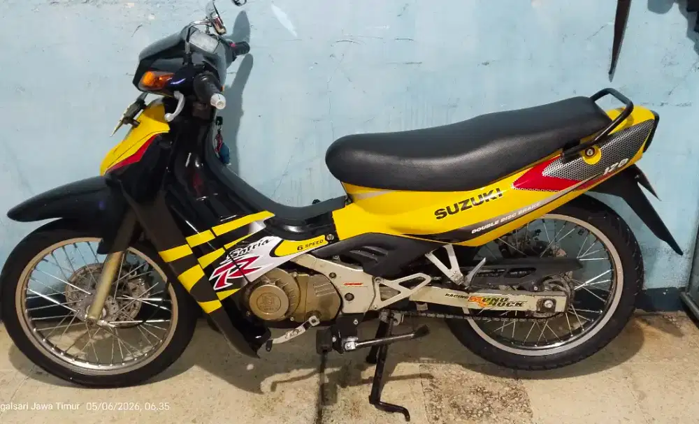 Jual satria 2002 doublediskbrake. Lengkap hidup
