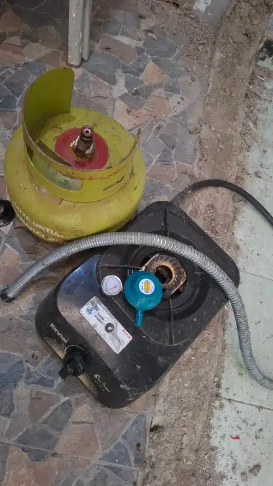 Paket kompor + regulator + gas melon