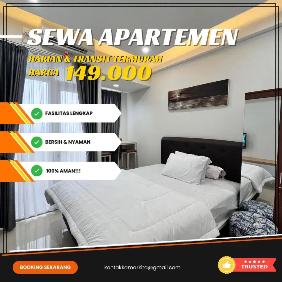 Sewa apartemen Kalibata City Harian/Transit Termurah Jakarta Selatan