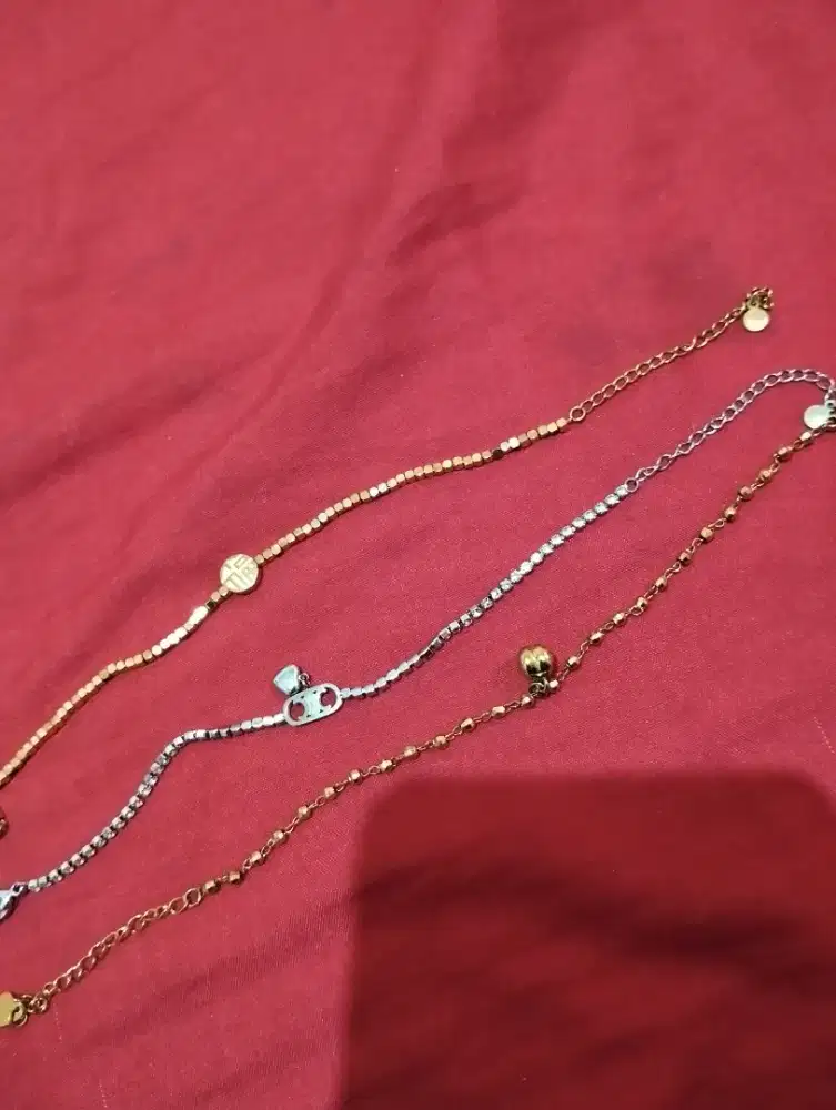 Gelang shining anti karat tak akan pudar di jamin