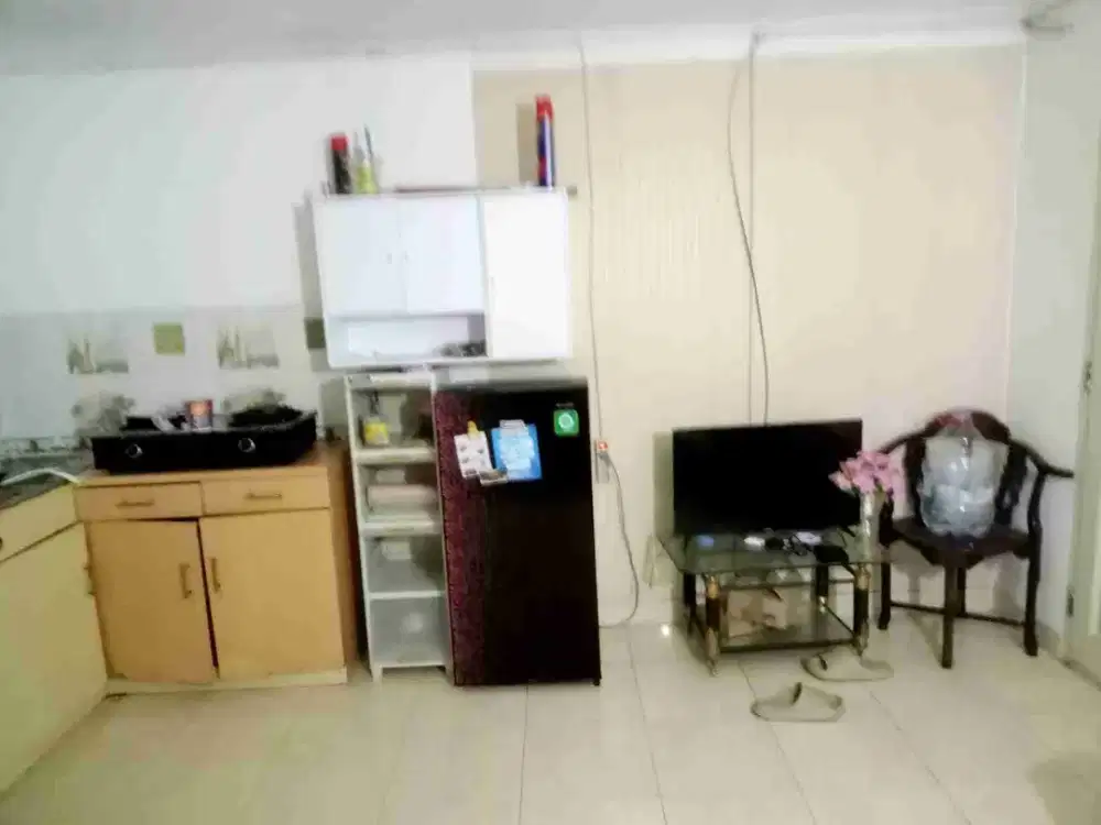 dijual apartemen wisma gading permai wgp full furnish kelapa gading lantai rendah