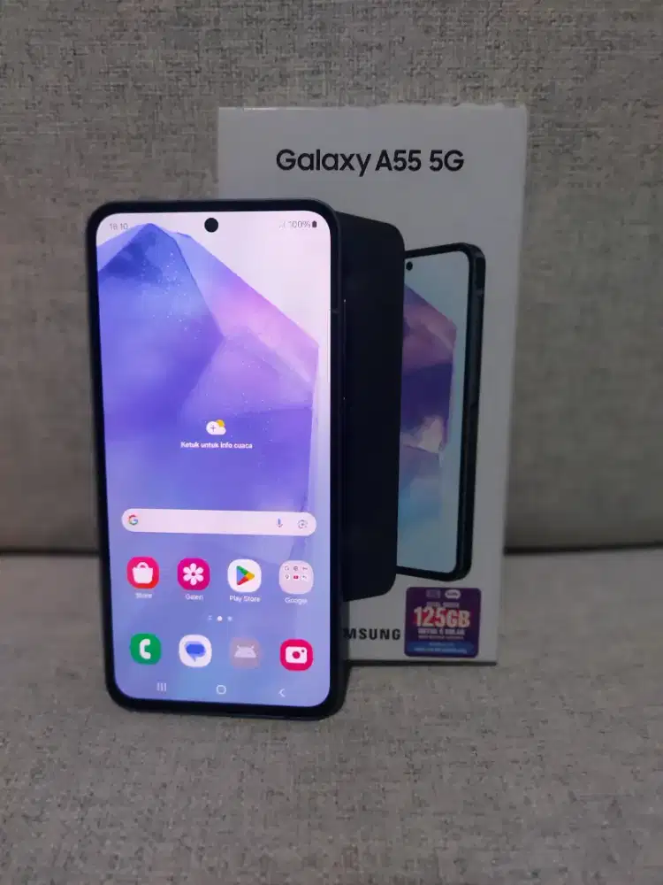 Jual hp Samsung a55 5g fulset