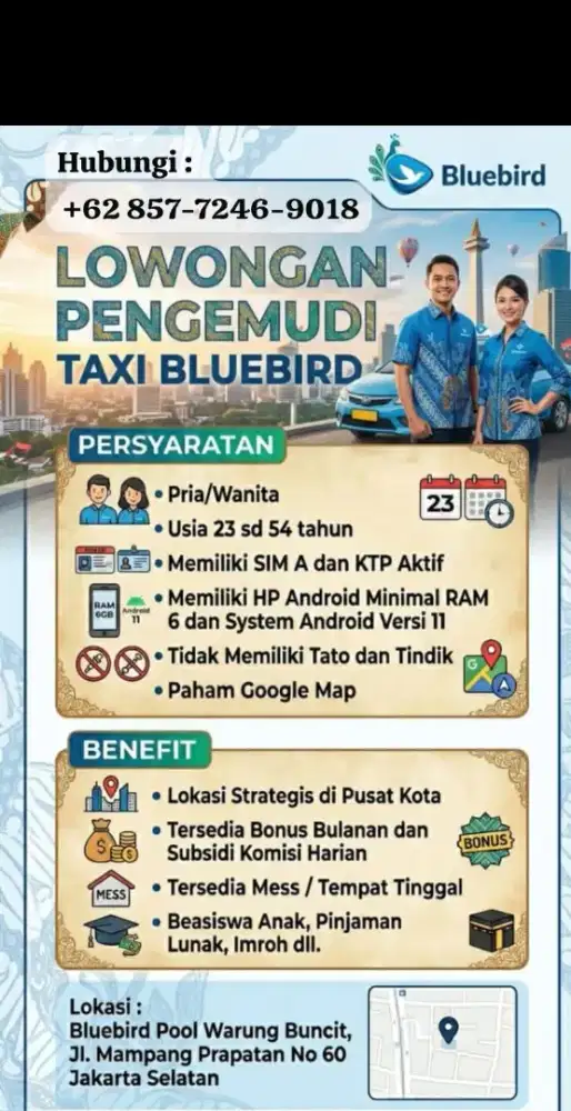 Driver pool B warung buncit