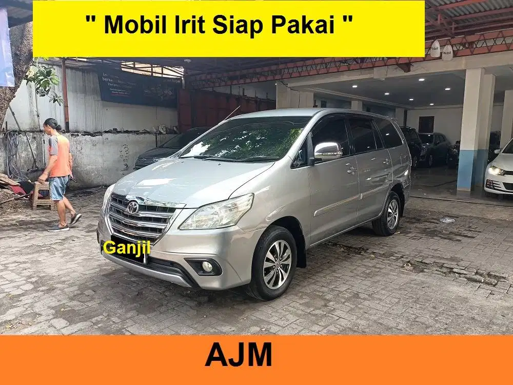 Tyt Innova G Diesel 2015 Manual Silver Siap Pakai