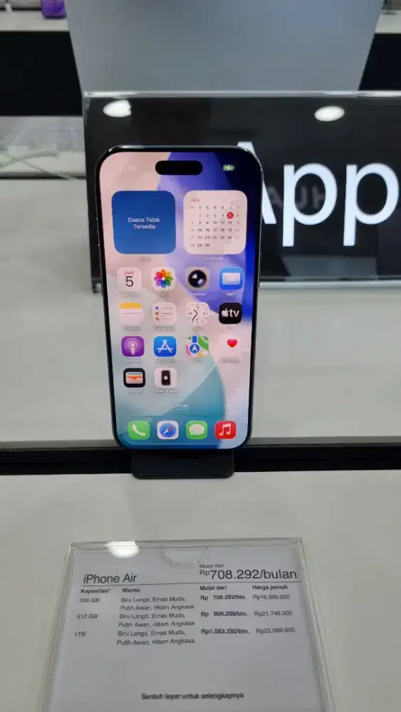 Ready iPhone Air | Bisa Cash Kredit Tukar Tambah