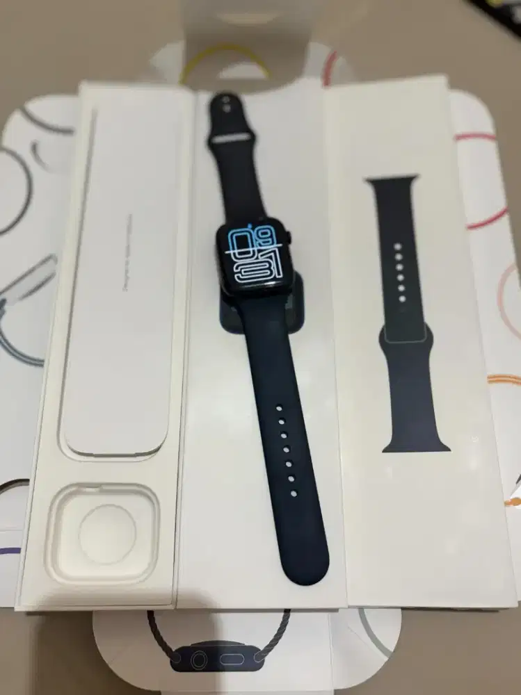 Apple watch series se2 44mm ex garansi resmi fullset ori mulus bh88%