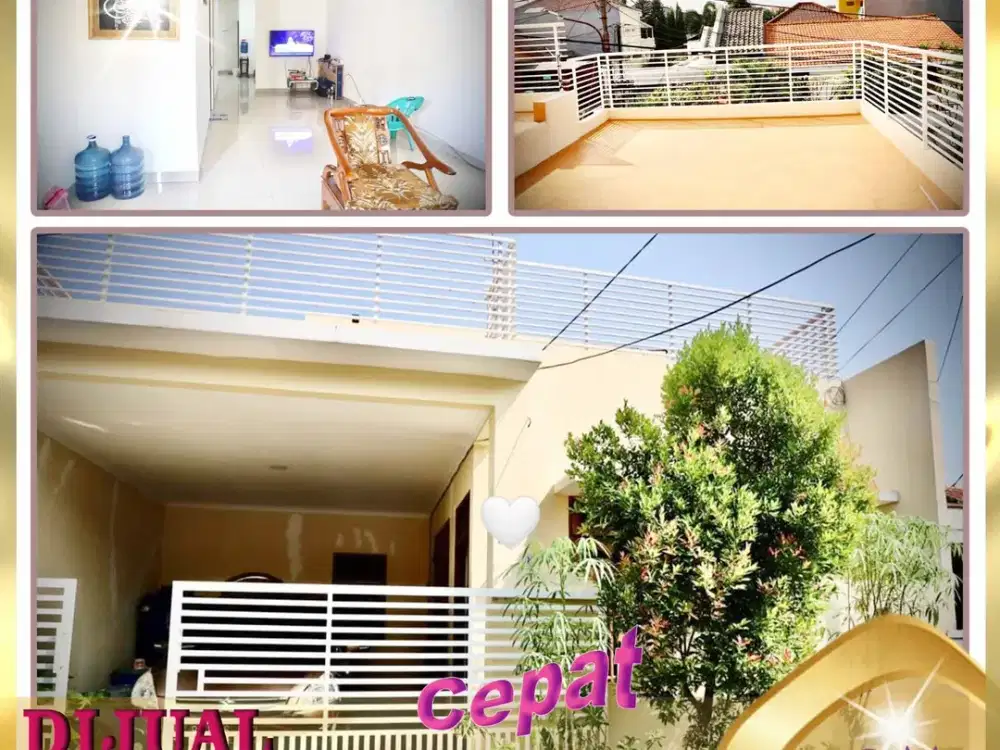 DIJUAL RUMAH 2 Lantai di Komplek Merpati Kalideres - Jakarta Barat