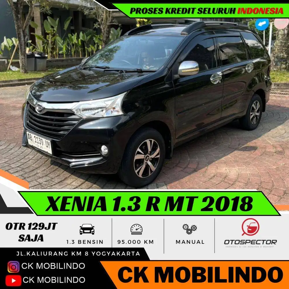 Daihatsu Xenia R Manual 2018 Plat AB MURAH DP Minim Avanza