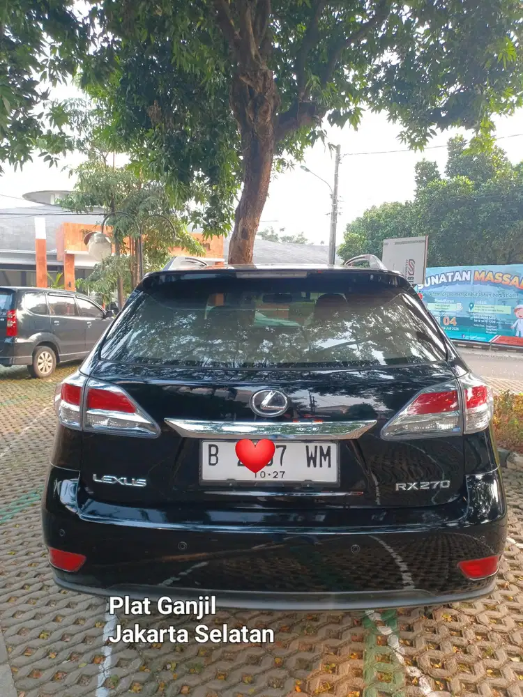 Lexus RX 270 2012 dari baru harga cash