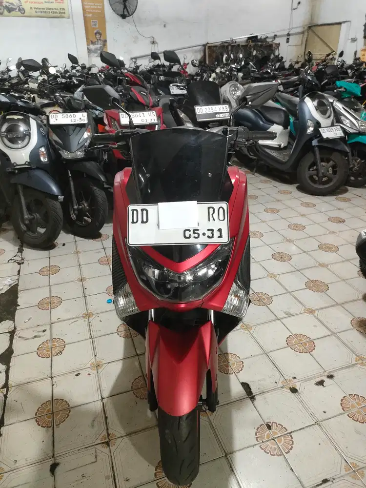 Yamaha Nmax old 2021 merah hitam