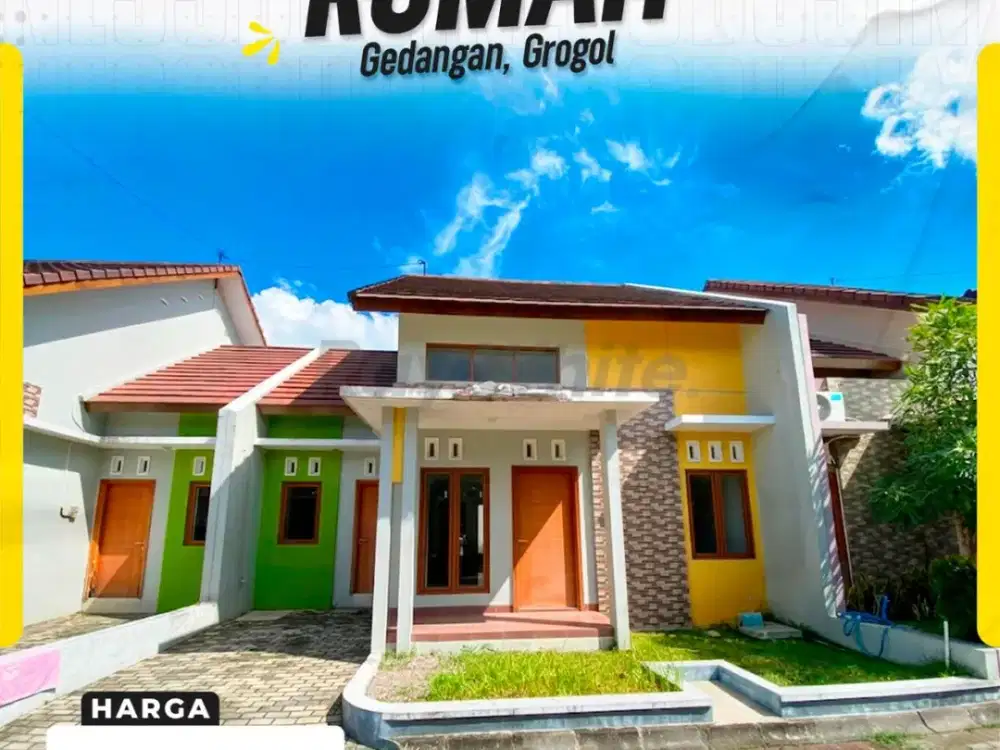Rumah Mewah Baru di Perumahan Pasadena Gedangan Grogol Sukoharjo Ready 2 Unit