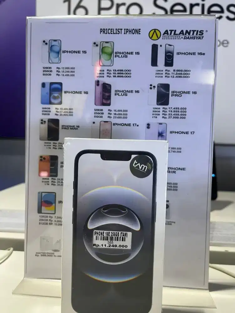 iPhone 16E 256gb ATLANTIS DAHSYAT