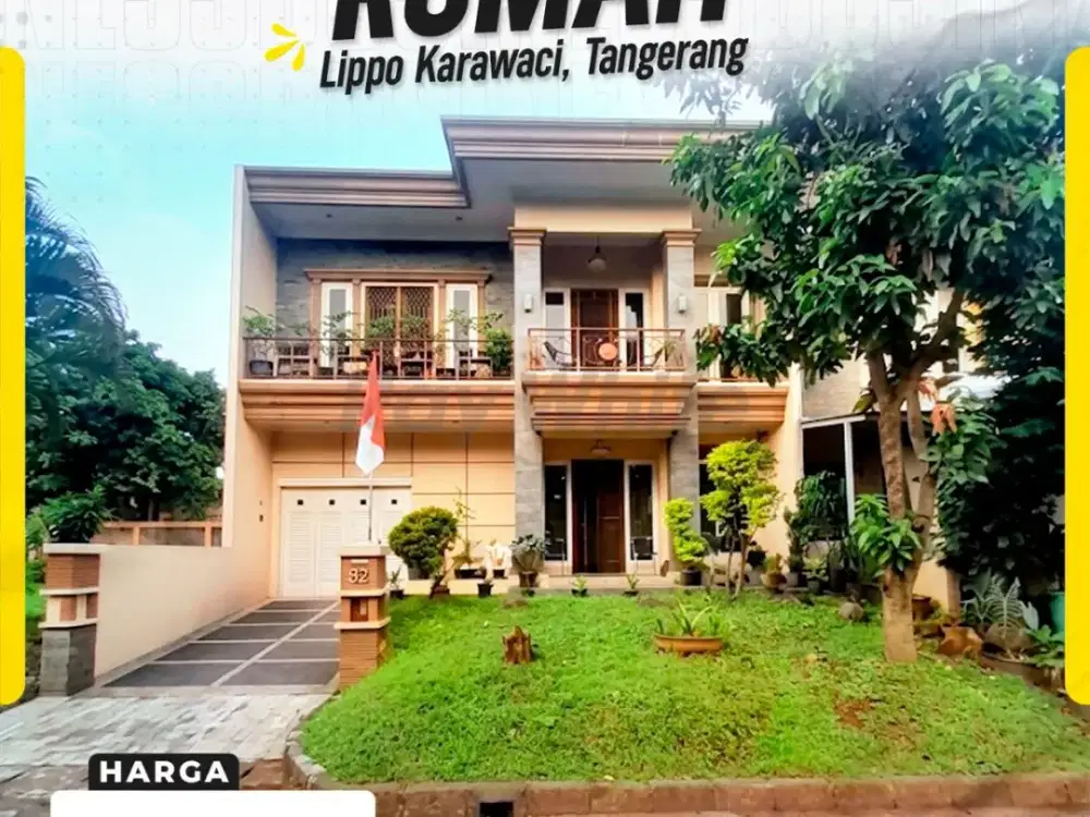 Rumah Dijual di Lippo Karawaci Tangerang Strategis Siap Huni Elit