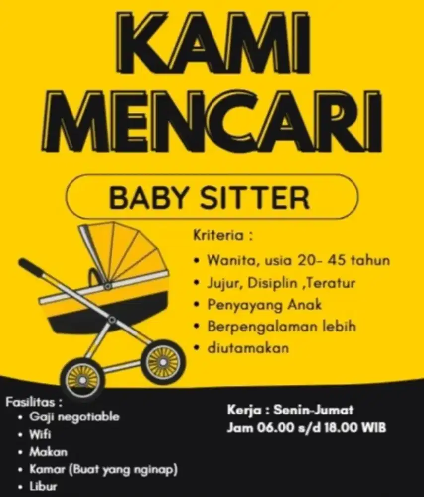 Dicari Baby sitter+Beberes