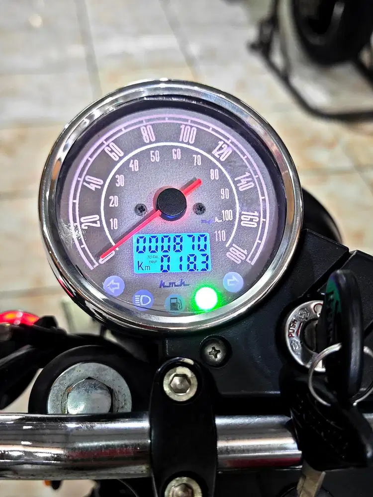Motobi 152 cafe recer 2023 keren odo.800 Retro. Anugerah motor rungkut