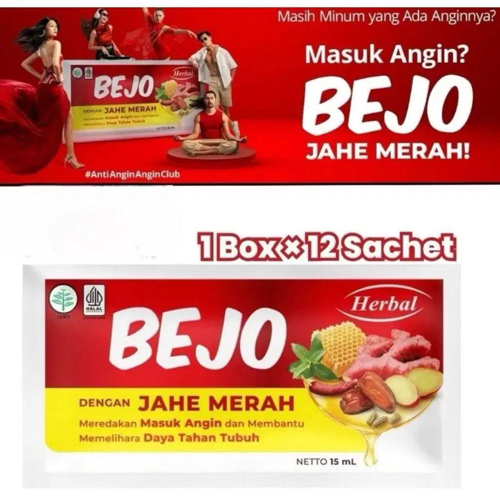 Minuman herbal dengan berbagai manfaat khususnya masuk angin