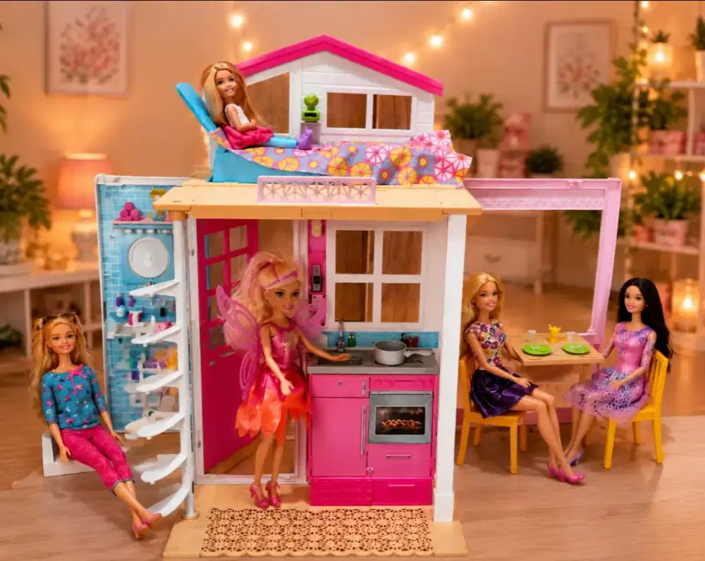 Rumah barbie mattel