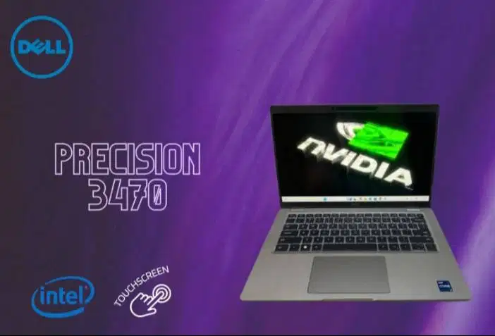 Dell Precision 3470 Core i7 Gen 12 Ram 32GB SSD VGA Nvidia Touch *RRC