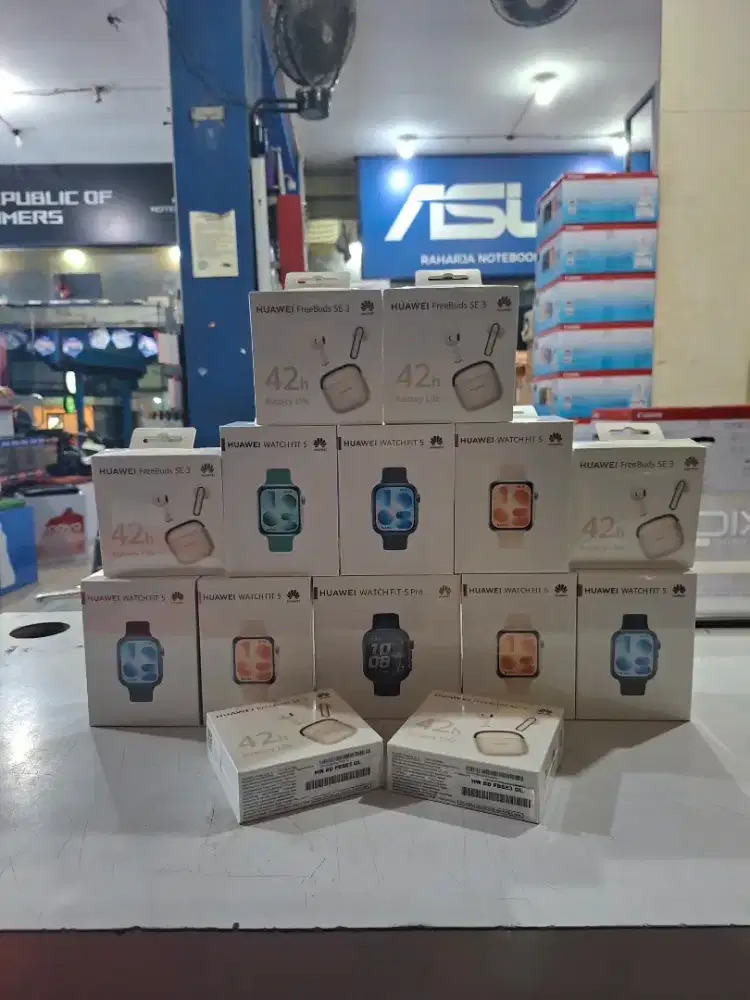 Huawei Watch Fit 5 gratis TWS Huawei buds SE3 dan Strap Huawei