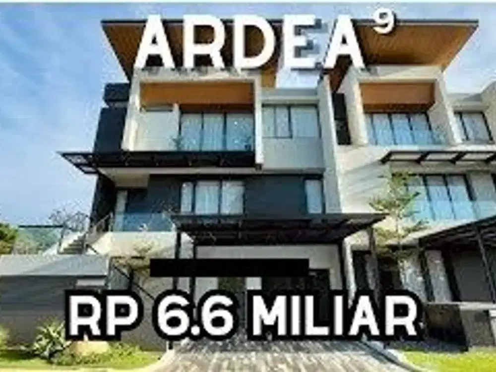 Modern Europe Extra Free Lift Rumah Ardea Heron Gading Serpong 3Lantai Marmer