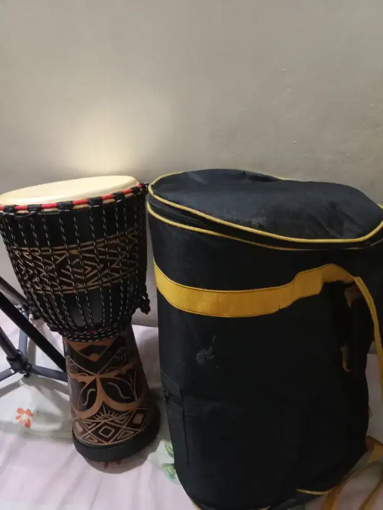 jimbe darbuka.bahan kulit asli