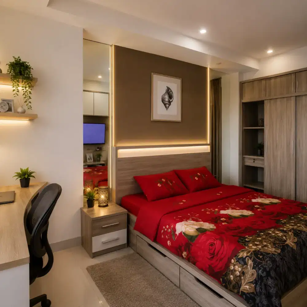 sewa apartemen harian & transit green Pramuka city Jakarta pusat