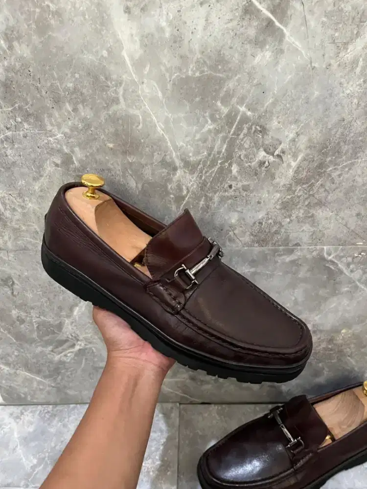 Sepatu Ferragamo Original formal loafer second guccciballylouisvuitton