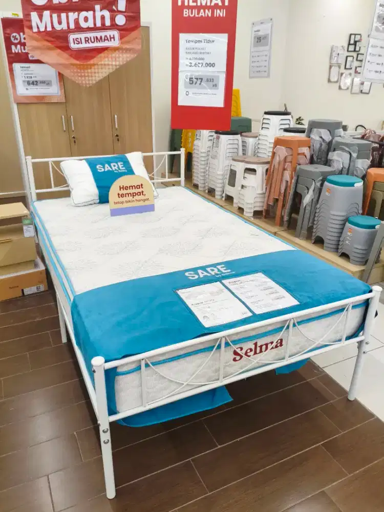 Promo Set Tempat Tidur Selma Whitney Pocket Spring