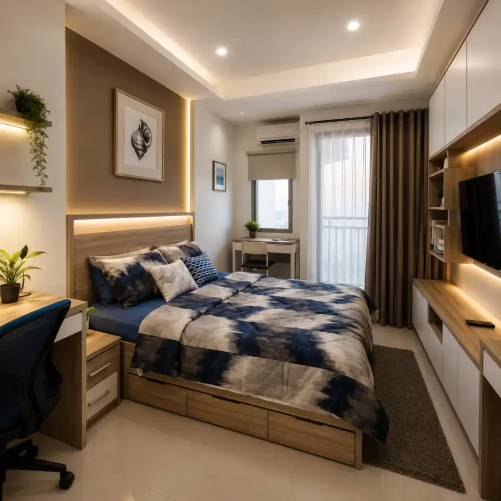 sewa harian murah apartemen green Pramuka city Jakarta pusat
