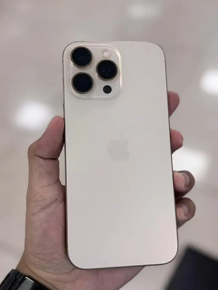 iPhone 16 Pro Max 256gb Desert Titanium iBox Fulset Mulus Grs Nov 2026