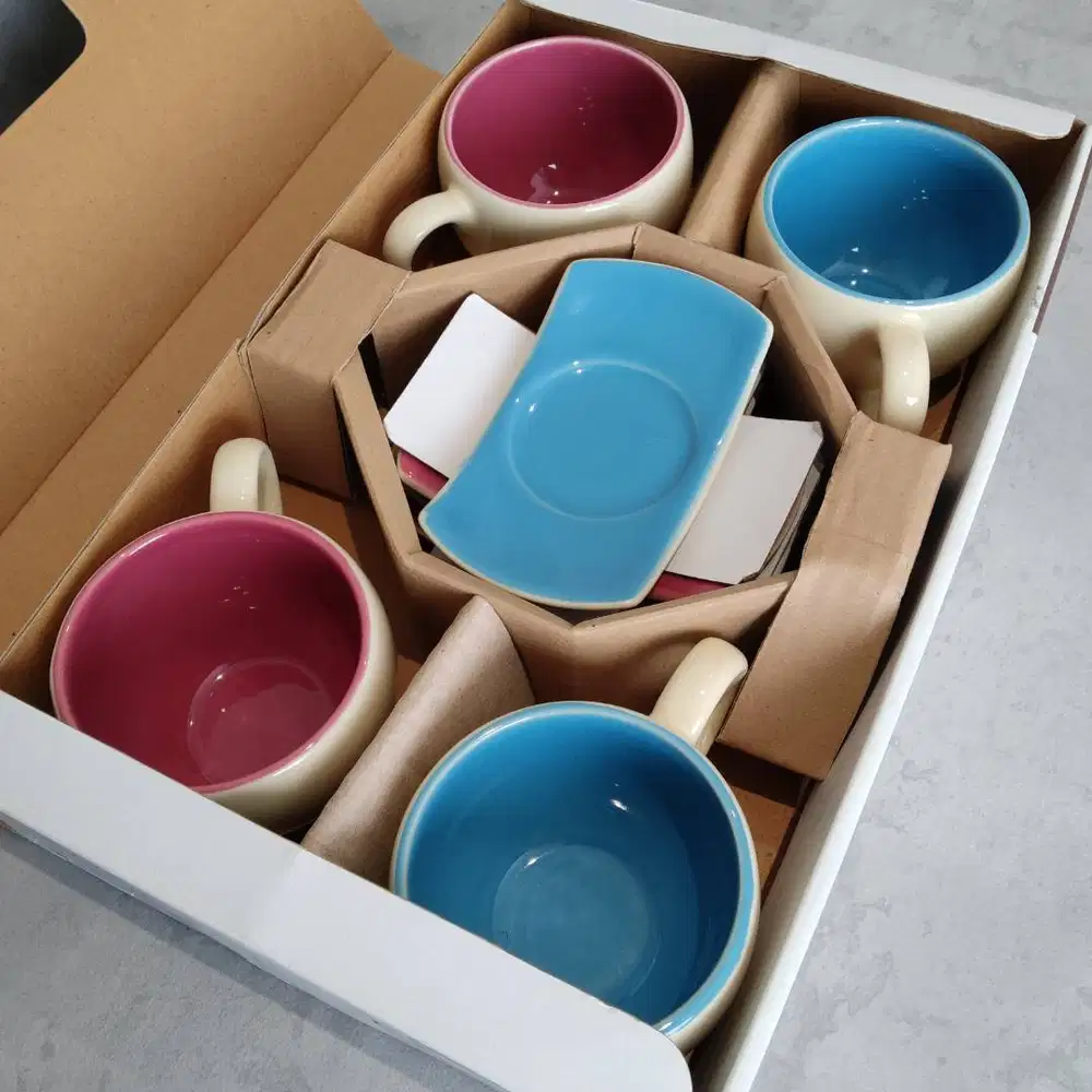 Cup & Saucer Ceramic by St. Yves