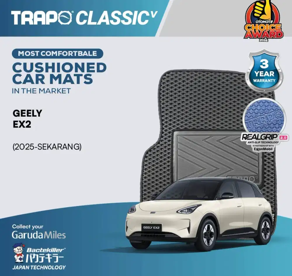 Jual karpet mobil Geely EX2 (2025–sekarang)