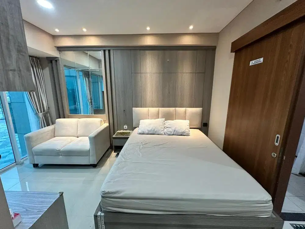 Apartemen grand kamala lagoon 1 bedrooms furnish dijual murah strategi