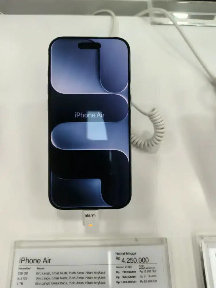 Promo cicilan iphone 17 Air (si tipis) free 2x angsuran di ibox BP