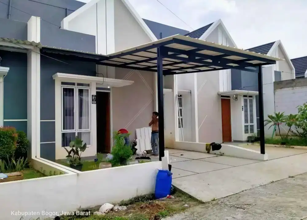 Pasang kanopi baja ringan
