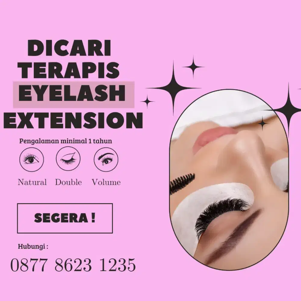 TERAPIS EYELASH DAN NAIL ART YANG SIAP KERJA