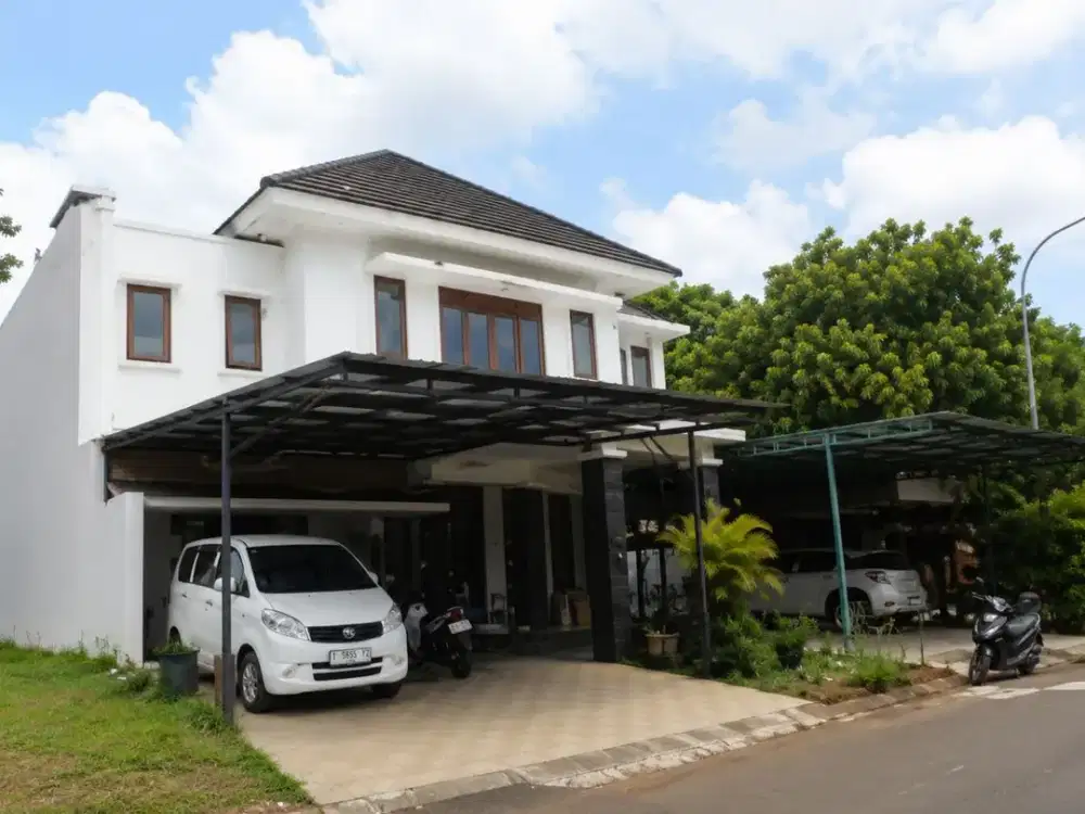 Rumah Mewah LELANG cantik siap huni SHM bagus di Komp.Alam Sutera, Serpong Utara