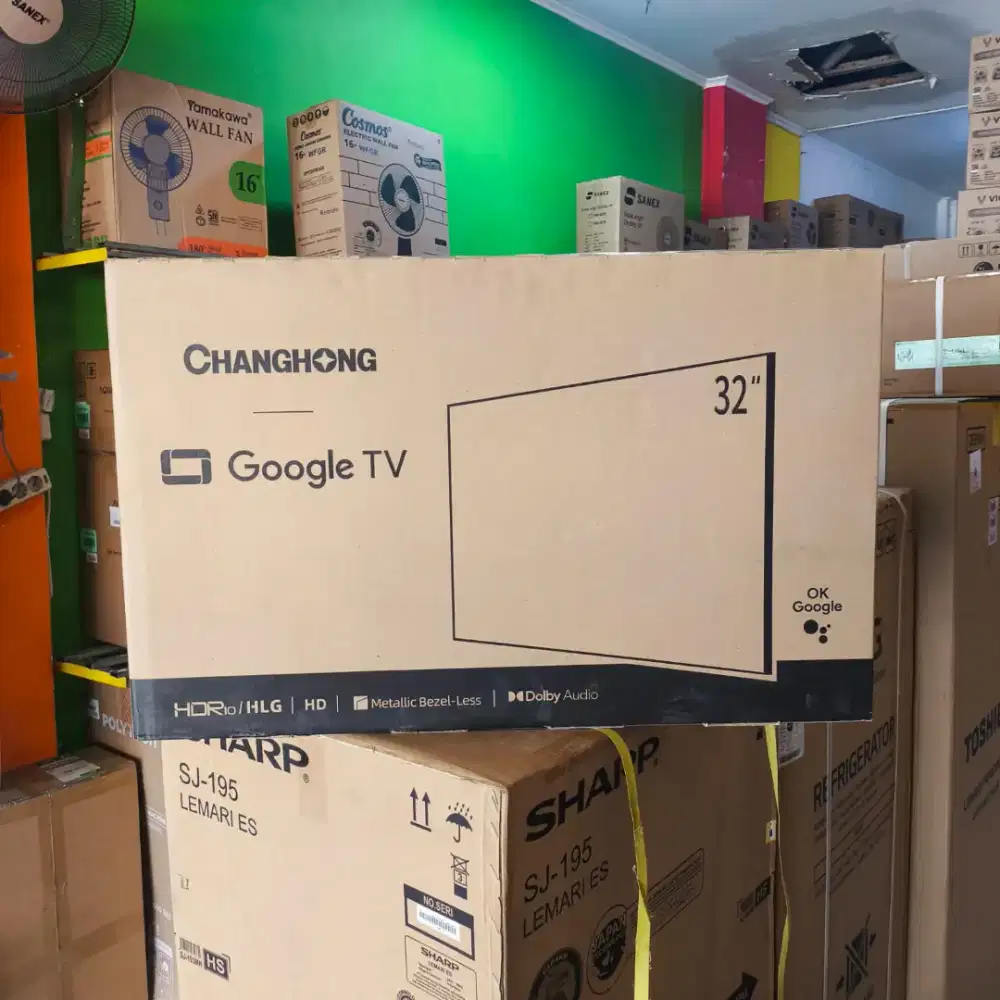 CHANGHONG GOOGLE TV 32INCH PROMO TERBATAS GARANSI RESMI BISA KREDIT