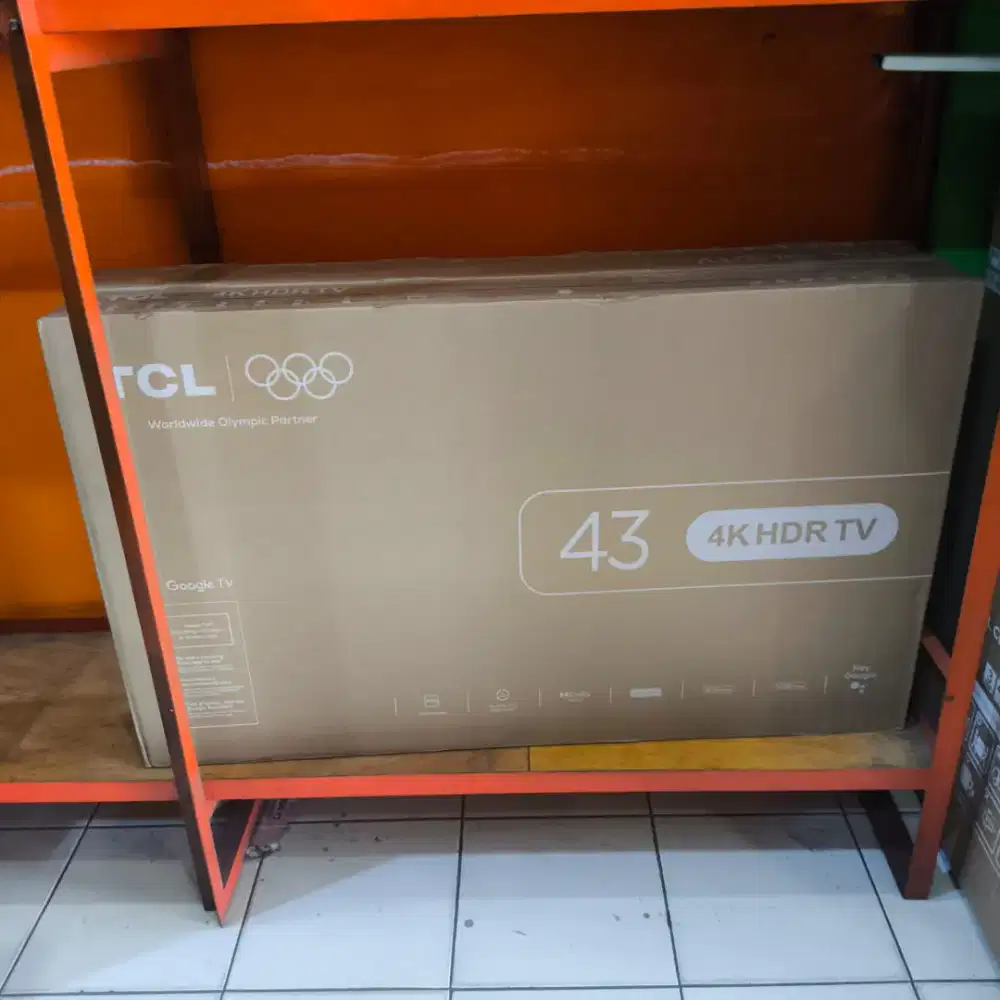 TCL GOOGLE TV 43INCH 4K UHD PROMO TERBATAS GARANSI RESMI BISA KREDIT