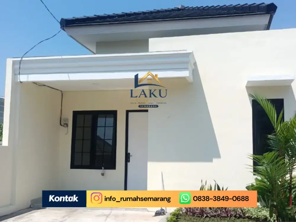 Cukup Bawa Koper! Rumah Siap Huni 3 Kamar Tidur di Pedurungan, Dekat Fasilitas Umum