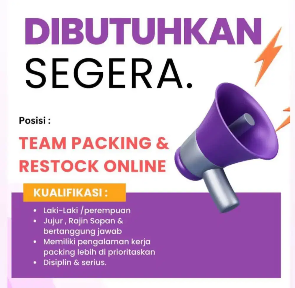 loker packing gratis